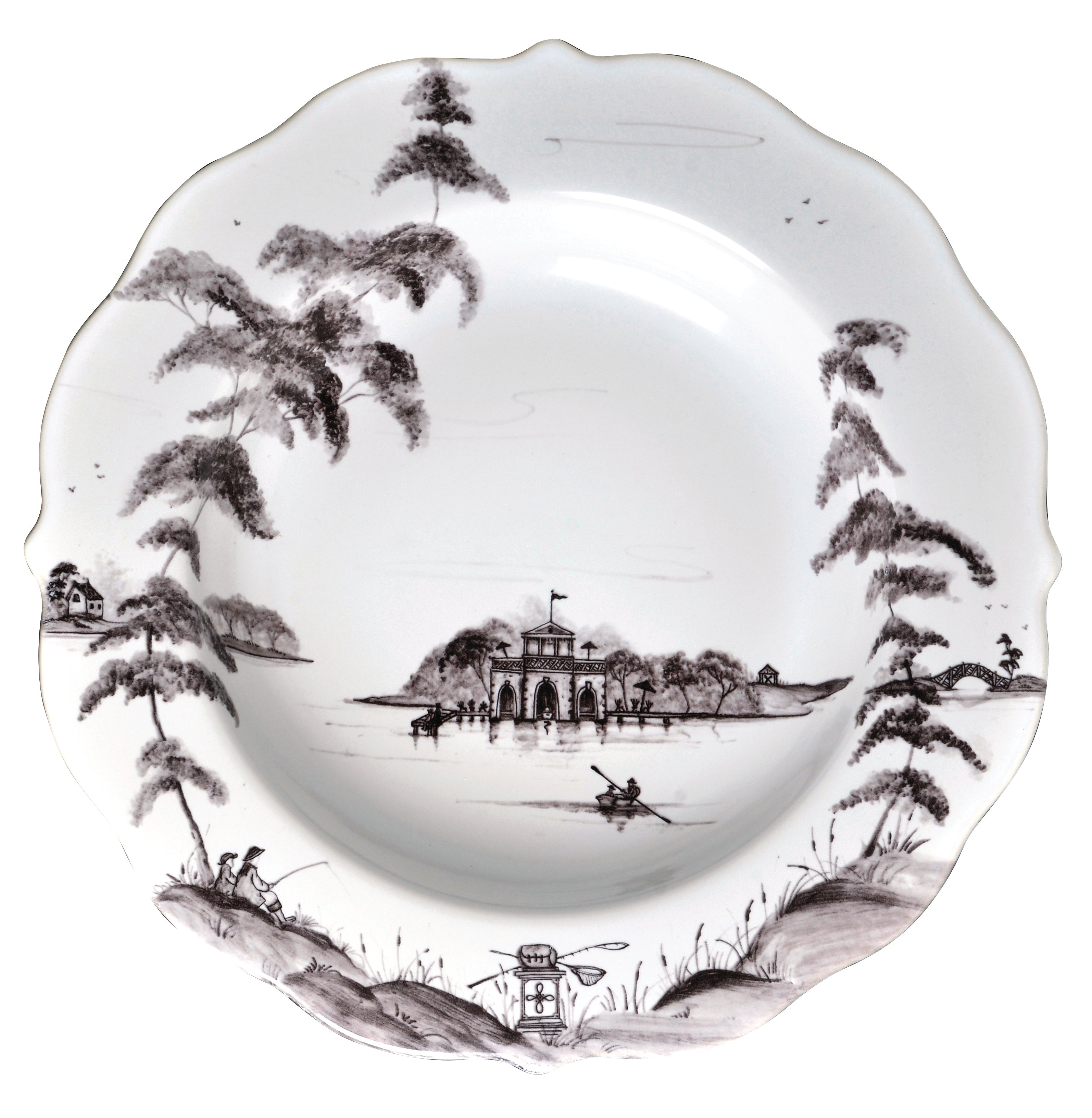Juliska Country Estate Flint Pasta/Soup Bowl Boathouse
