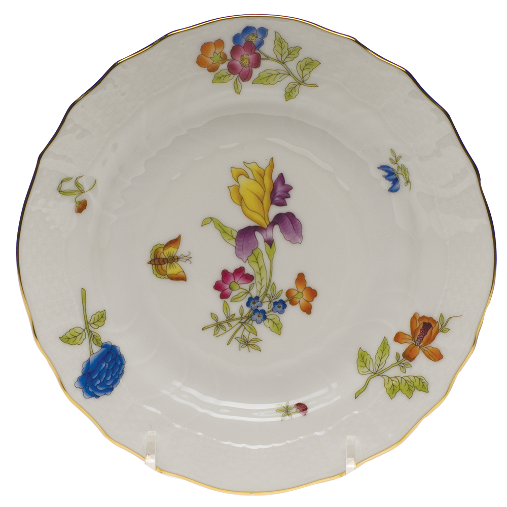 Antique Iris Bread And Butter Plates