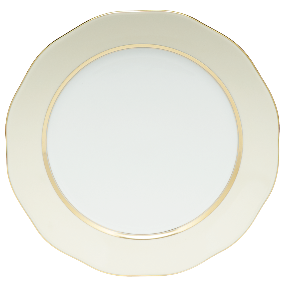 Silk Ribbon Beige Band Charger 12"d - Beige