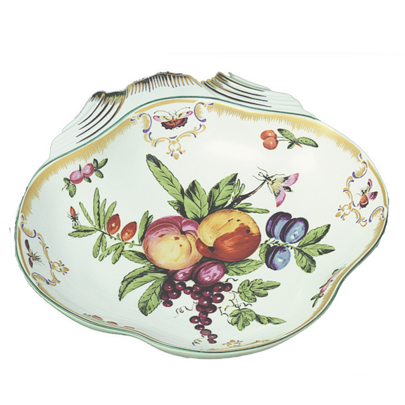 Mottahedeh Duke of Gloucester Shell Dish, 8.75"