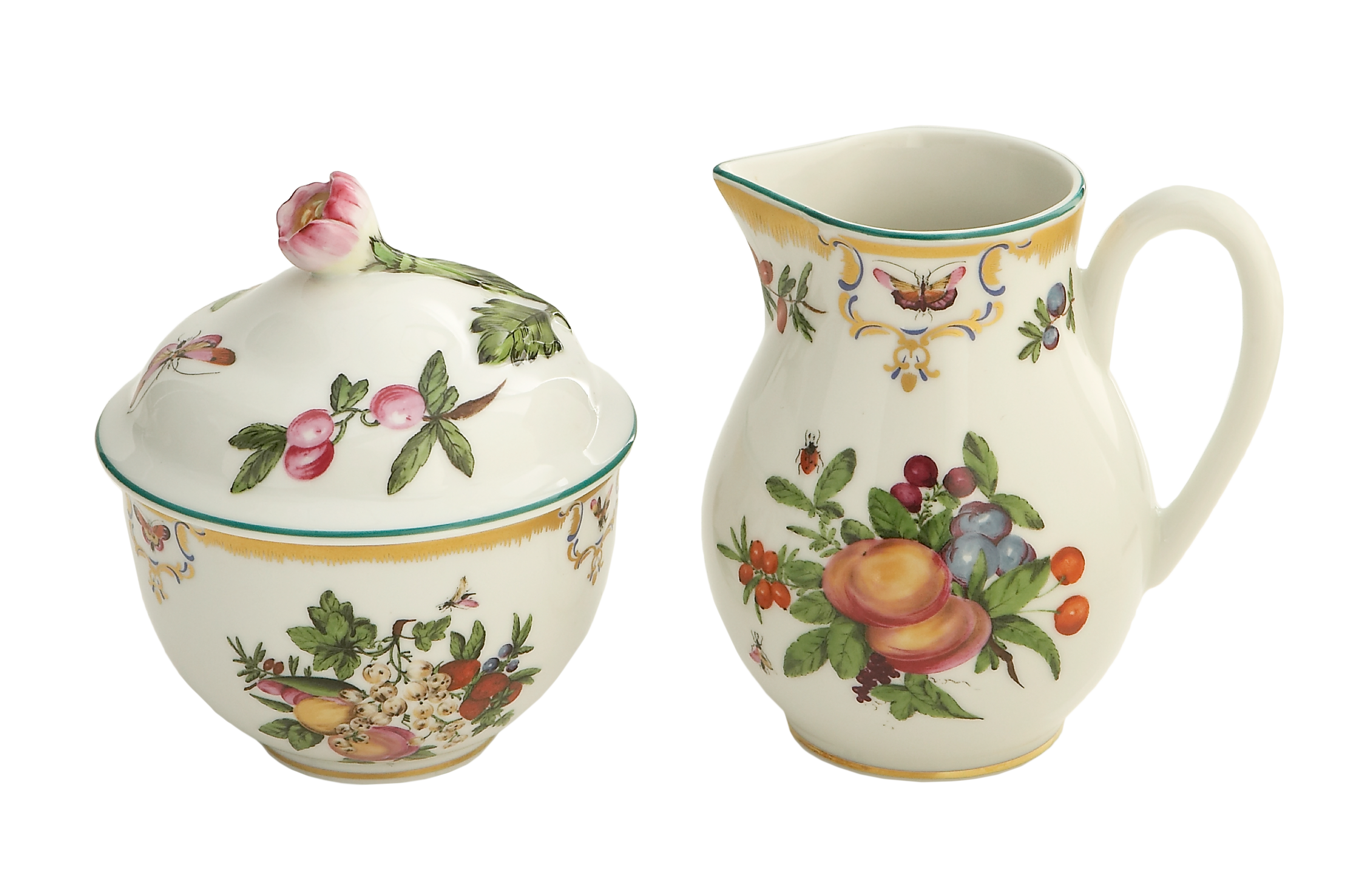 Mottahedeh Duke of Gloucester Sugar & Creamer Set