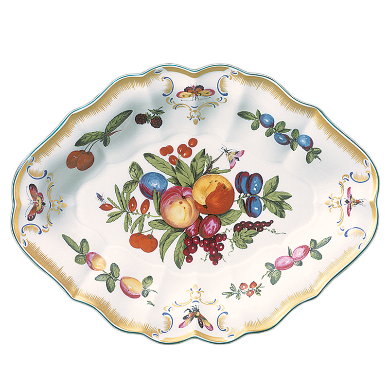 Mottahedeh Duke of Gloucester Deep Oval Dish