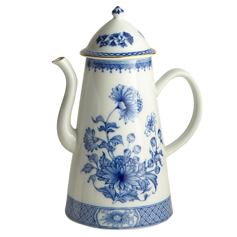 Mottahedeh Imperial Blue Coffeepot