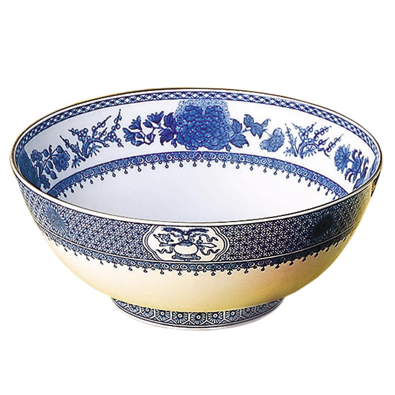 Mottahedeh Imperial Blue Round Serving Bowl