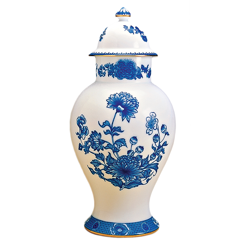 Mottahedeh Imperial Blue Ginger Jar