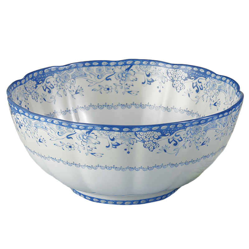 Mottahedeh Virginia Blue Salad Bowl
