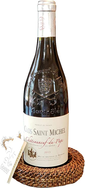 Wine and Champagne Coaster, 6" diam.