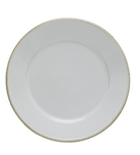 Luzia Round Salad Plate White