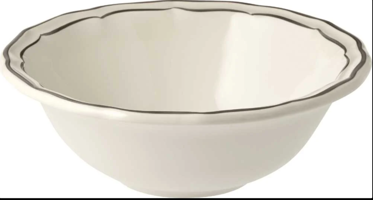 Filet Taupe Cereal Bowl Xl Set of 2