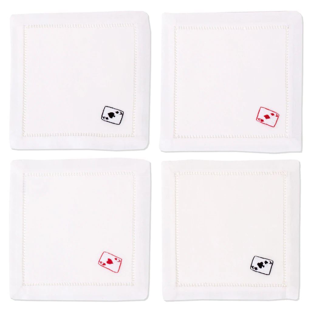 Cocktail Napkins Cards set/4