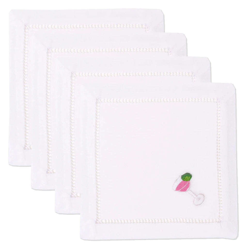 Cocktail Napkins Cosmopolitan set/4