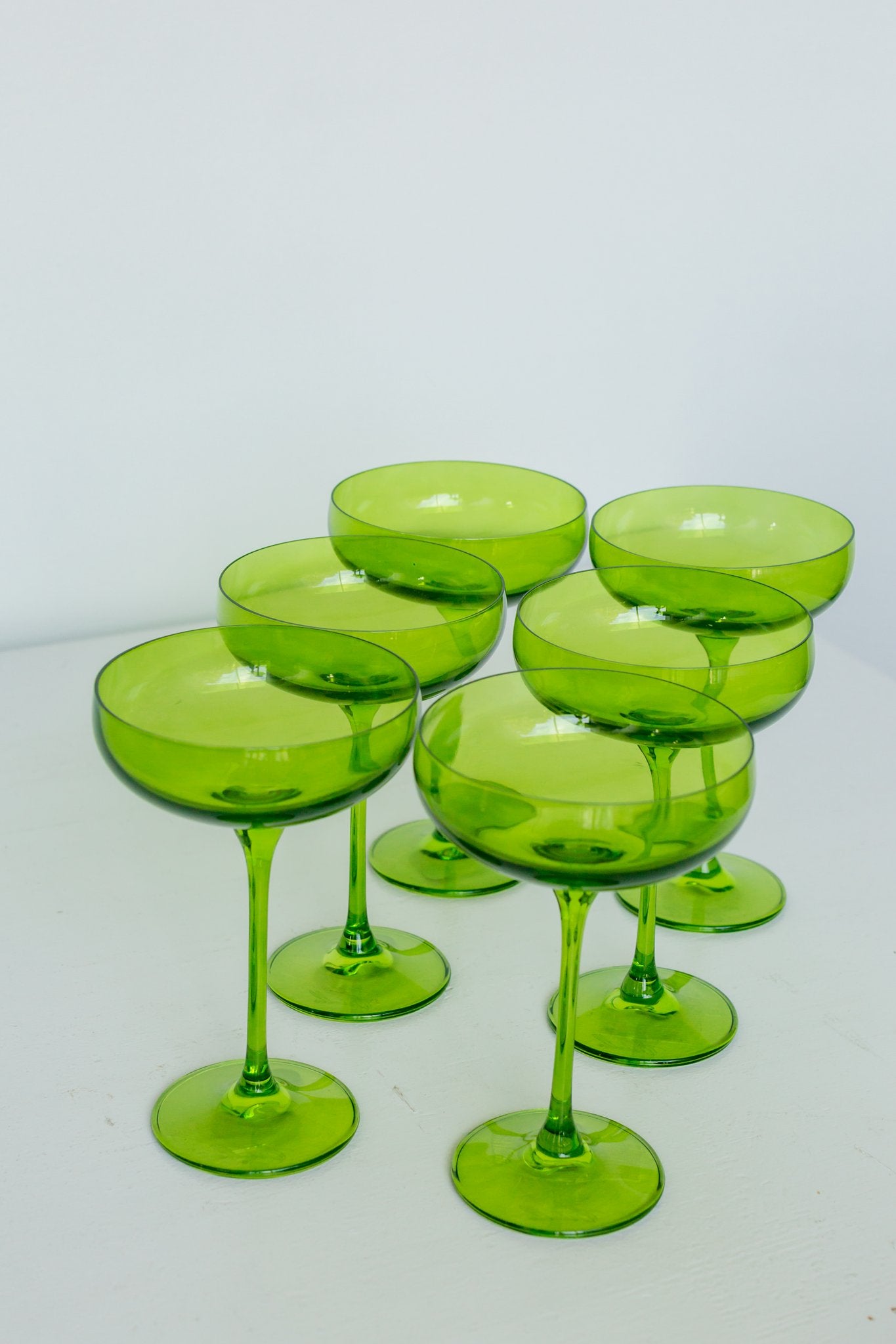 Estelle Colored Champagne Coupe - Set of 6