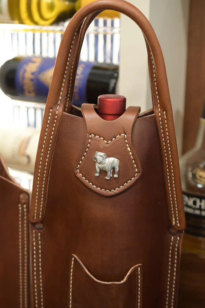 Single Barrel Bottle Tote With Add-on - Monogram or Pewter Pin