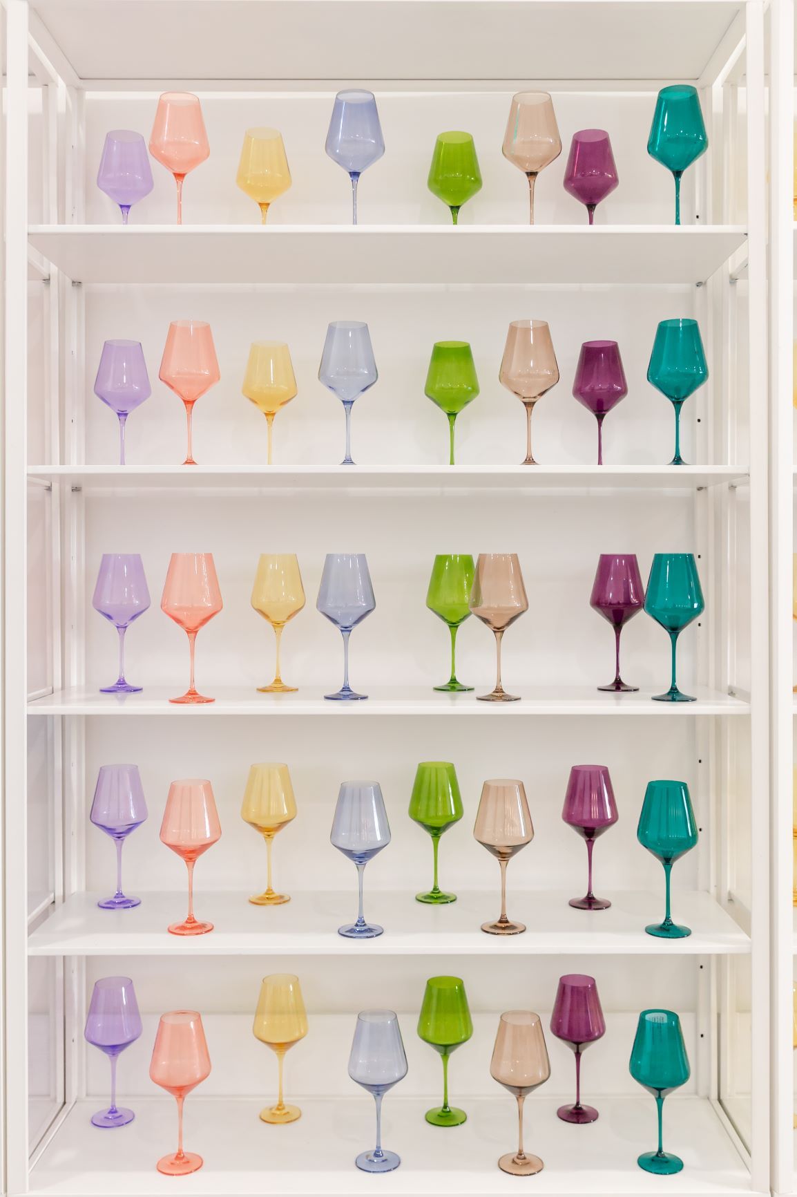 Estelle Colored Wine Stemware - Set of 6