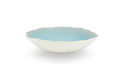 Plume Ocean Blue Soup Plate