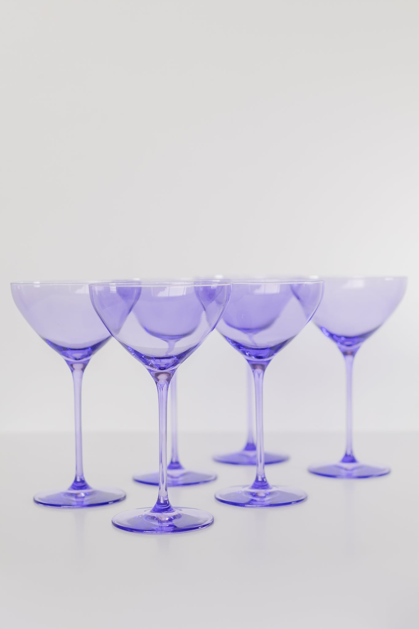 Estelle Colored Martini Glass - Set 2