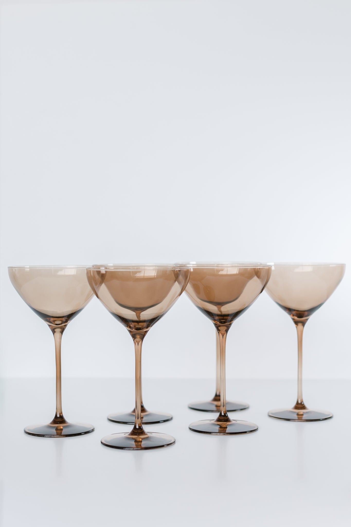 Estelle Colored Martini Glass - Set 2