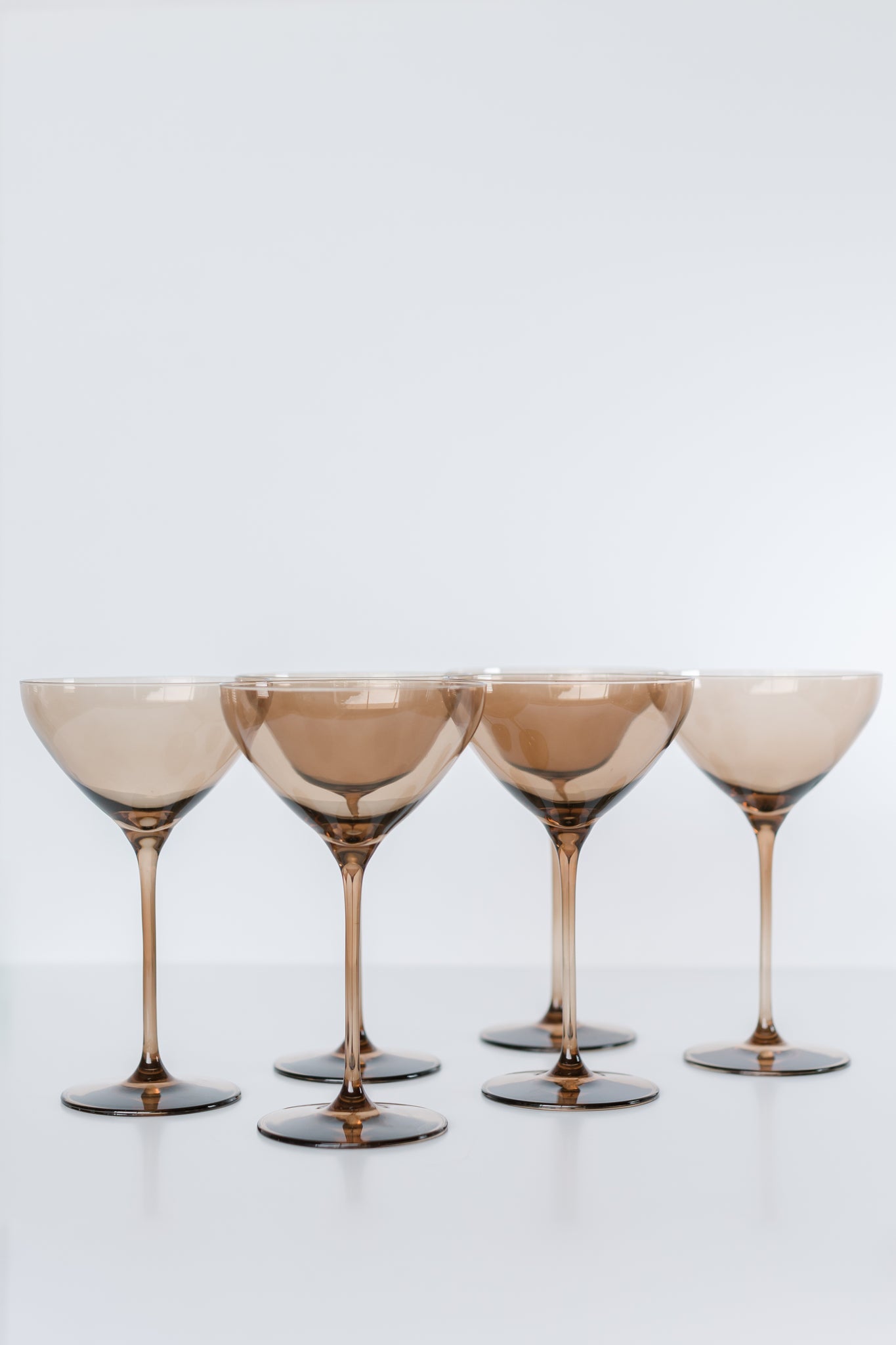Estelle Colored Martini Glass - Set 6