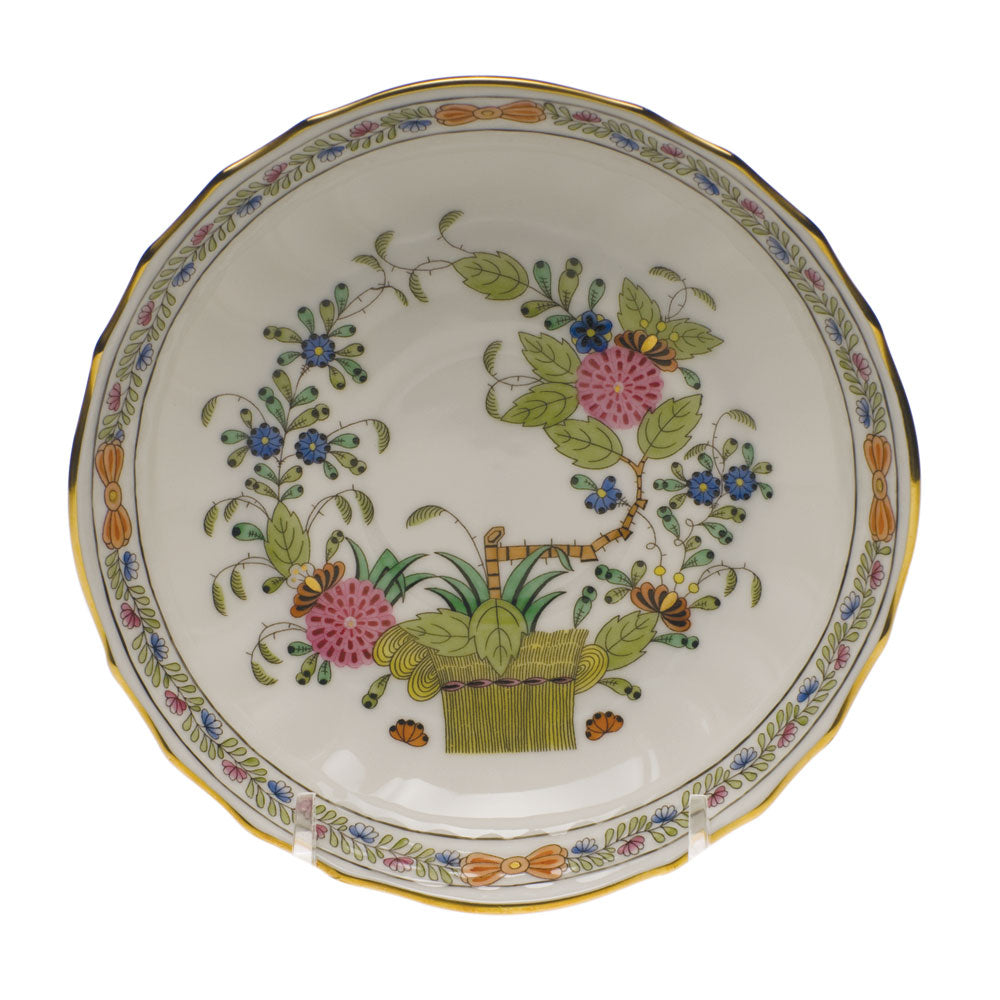 Herend Indian Basket Canton Saucer 5.5"d