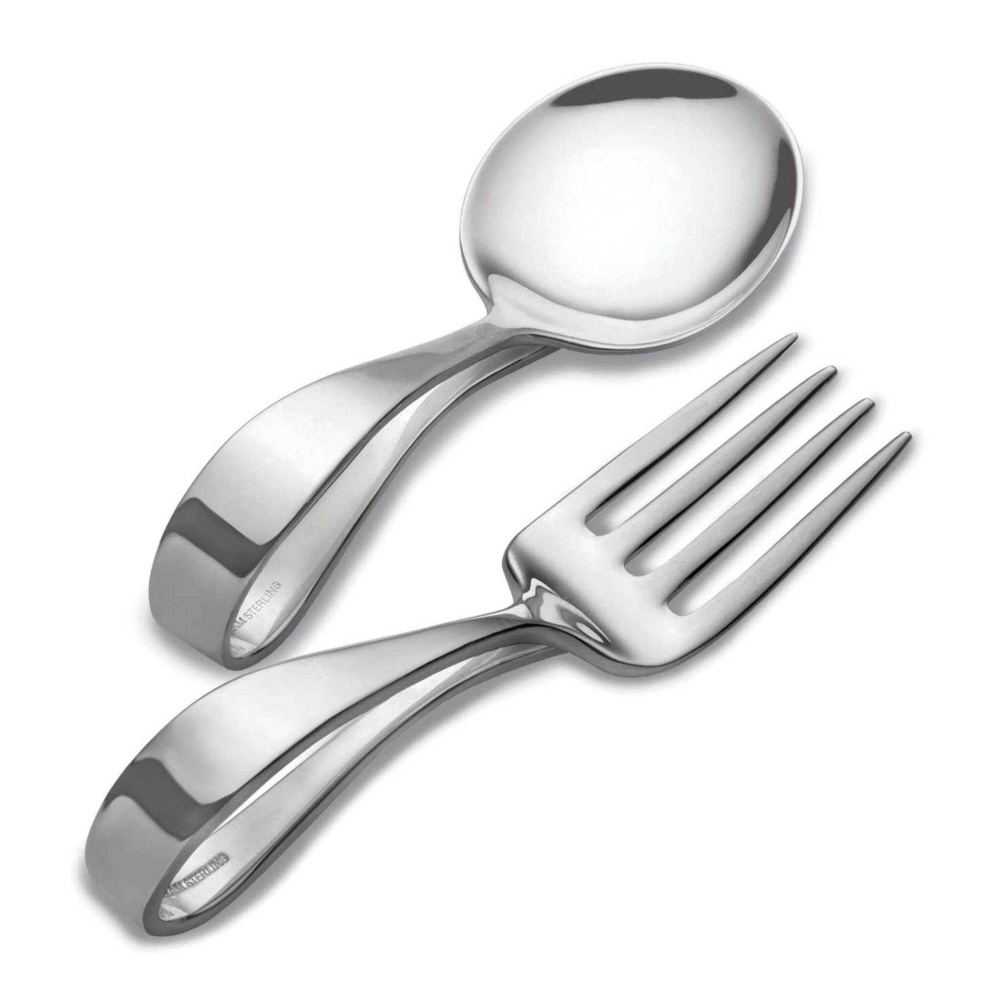 Gorham Loop 2pc Baby Set Sterling
