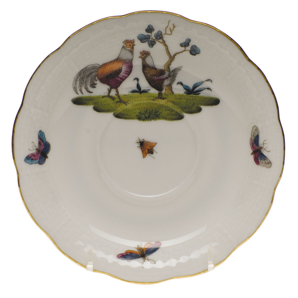 Herend Chanticleer Tea Saucer - Motif 01 6"d