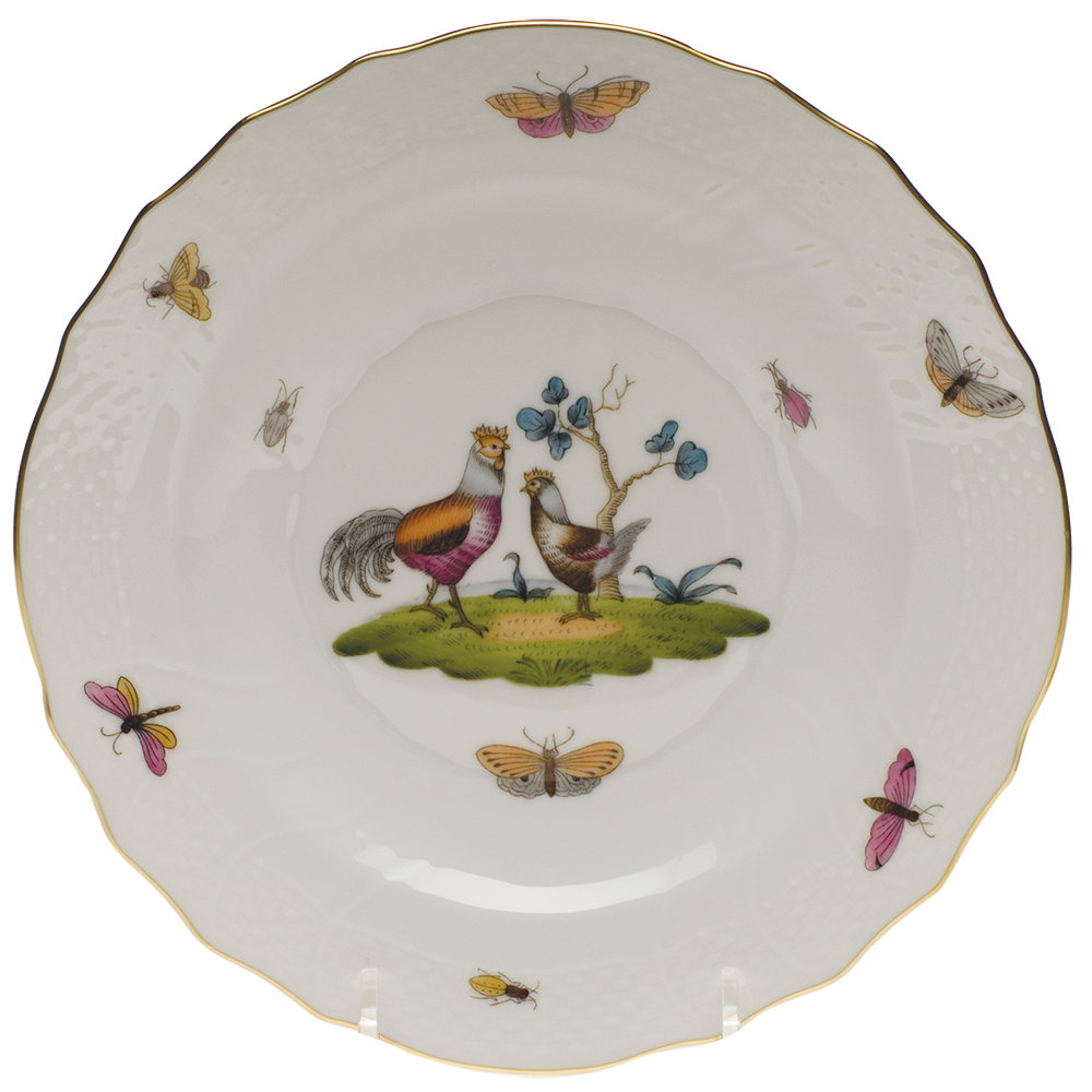 Chanticleer Salad Plate - Motif 01 7.5"d
