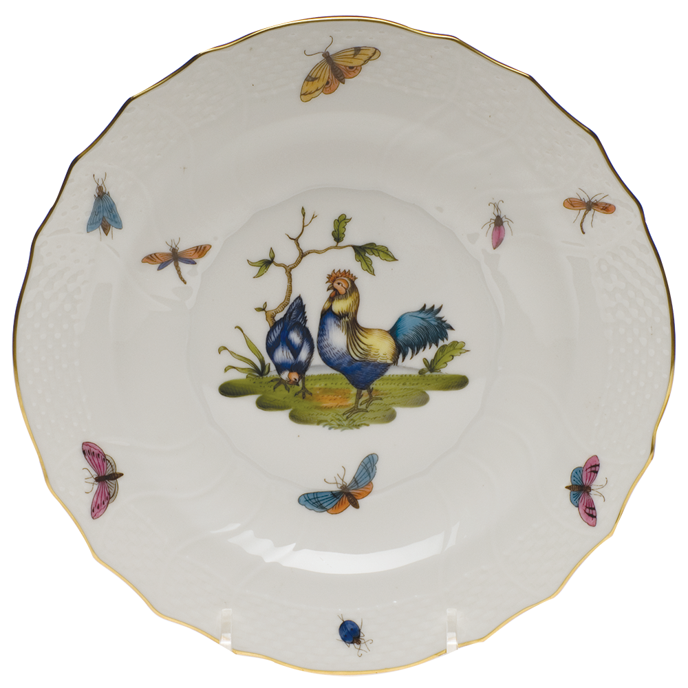 Chanticleer Salad Plate - Motif 03 7.5"d
