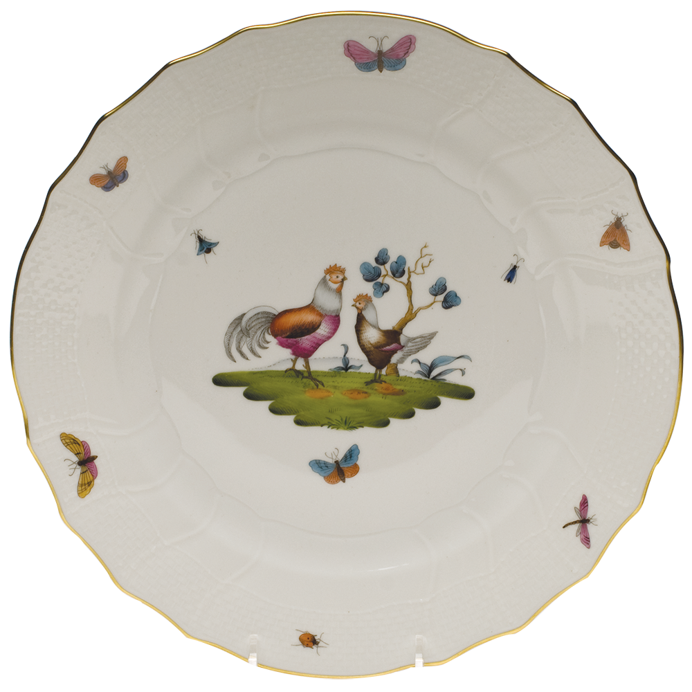Chanticleer Dinner Plate - Motif 01 10.5"d