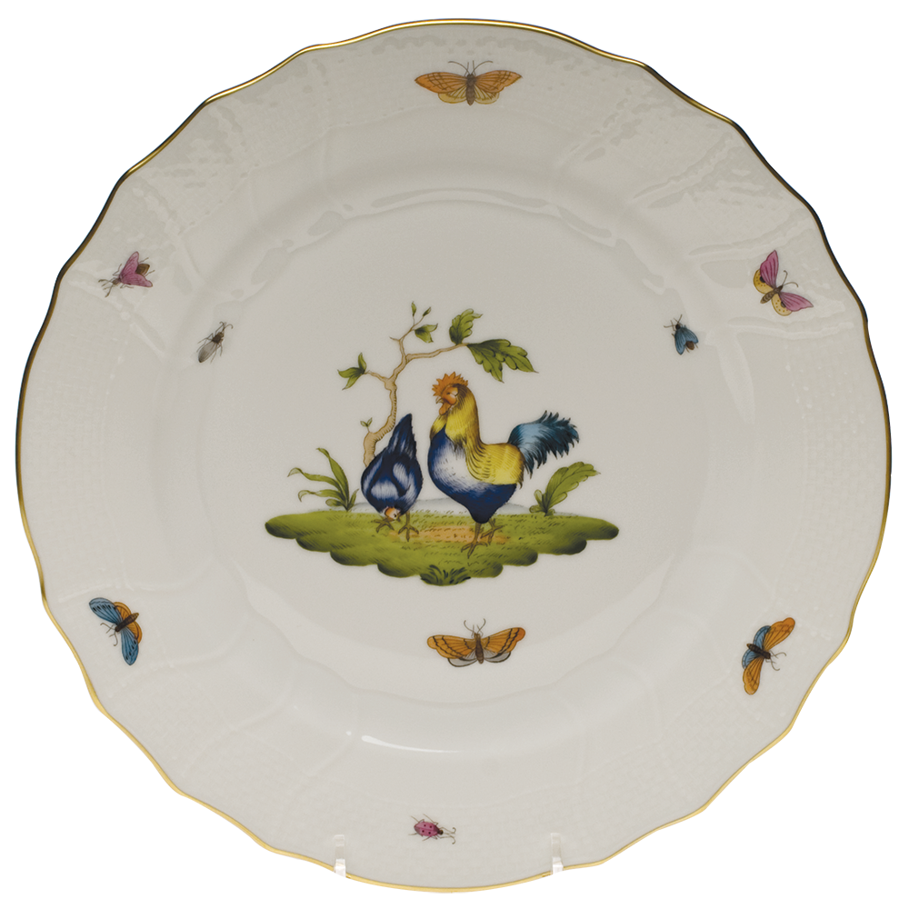Chanticleer Dinner Plate - Motif 03 10.5"d