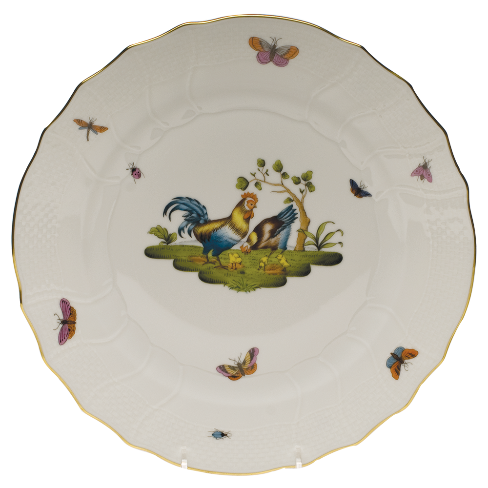 Chanticleer Dinner Plate - Motif 04 10.5"d
