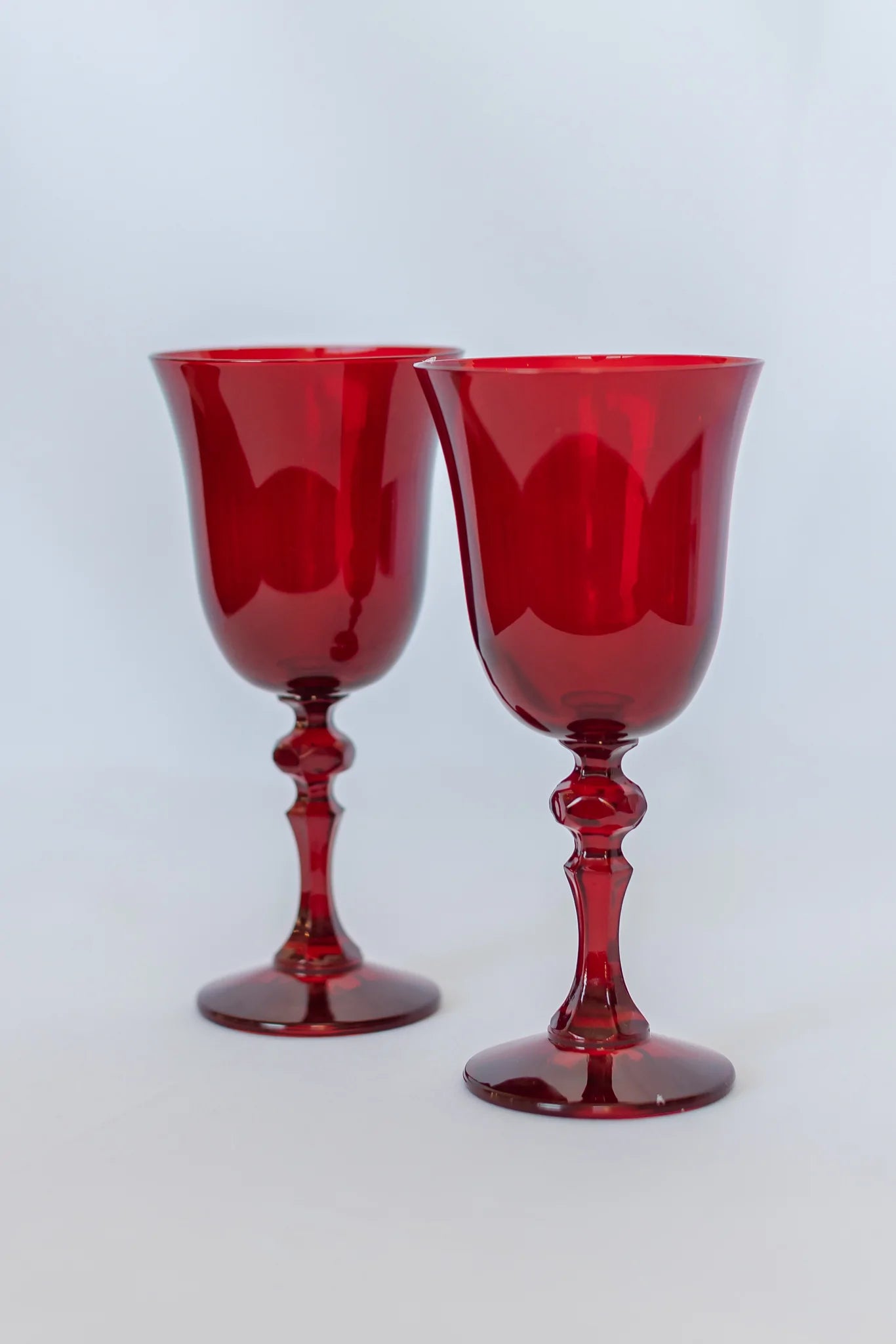 Estelle Colored Regal Goblet Stemware - Set of 2