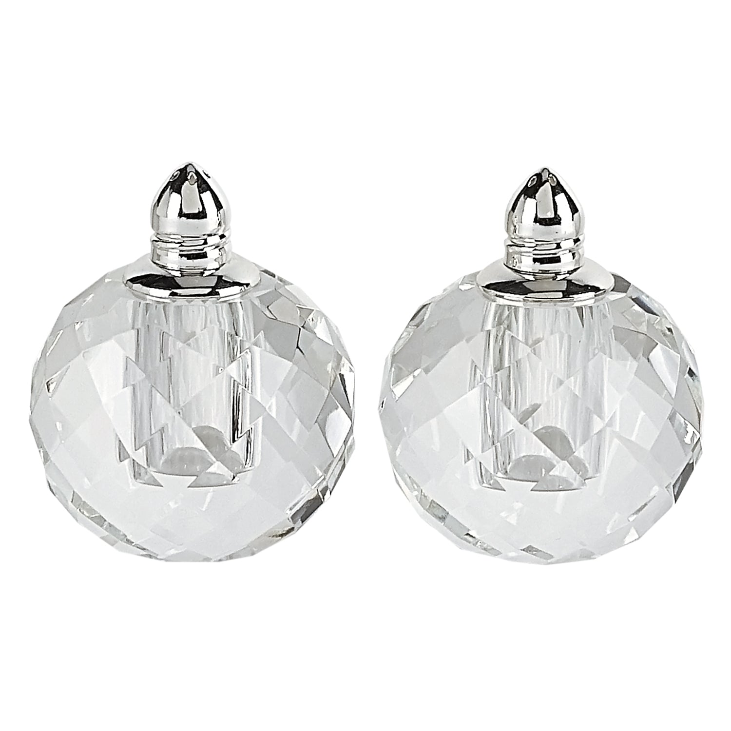 Zendra Platinum 2 Pc Salt & Pepper H2.75"