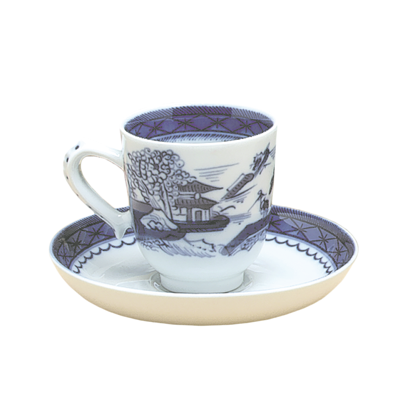 Mottahedeh Blue Canton Demi Cup & Saucer