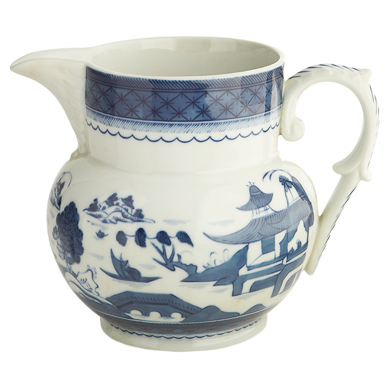 Mottahedeh Blue Canton Pitcher - Lg.