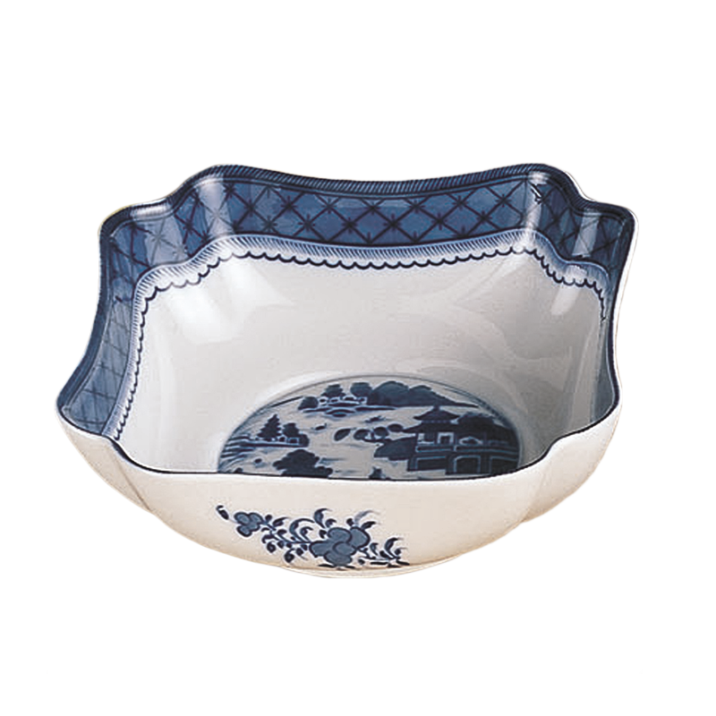 Mottahedeh Blue Canton Square Bowl - Sm.