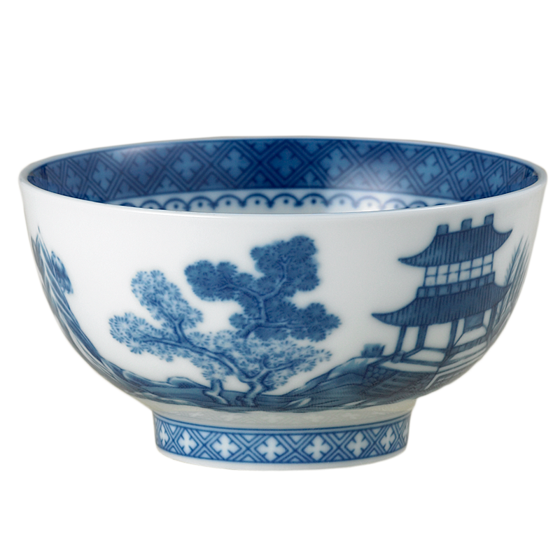 Mottahedeh Blue Canton Dessert Bowl