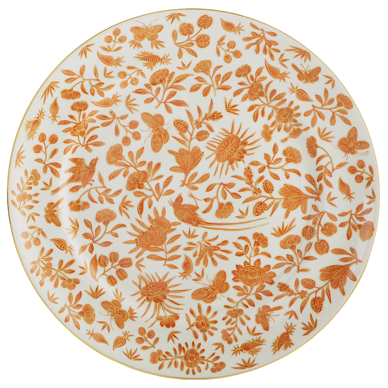 Mottahedeh Sacred Bird & Butterfly Dinner Plate - Lg.