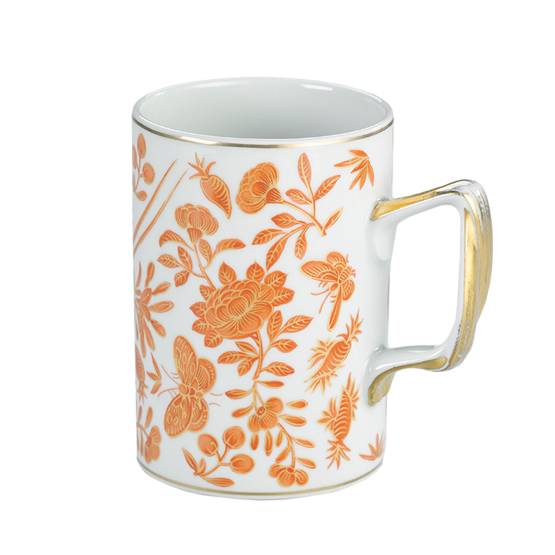Mottahedeh Sacred Bird & Butterfly Mug