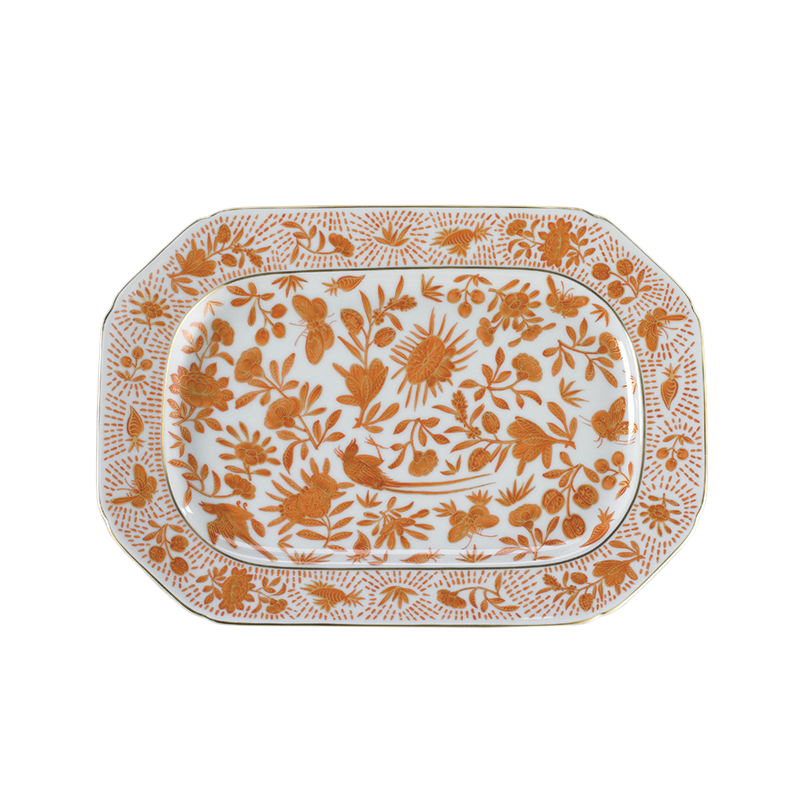 Mottahedeh Sacred Bird & Butterfly Cookie Plate
