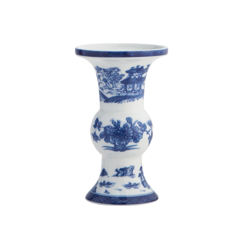 Mottahedeh Blue Canton Shang Vase