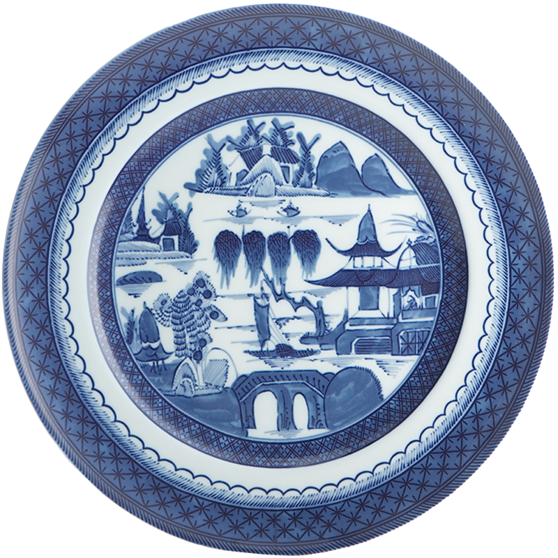 Mottahedeh Blue Canton Dinner Plate - Lg.