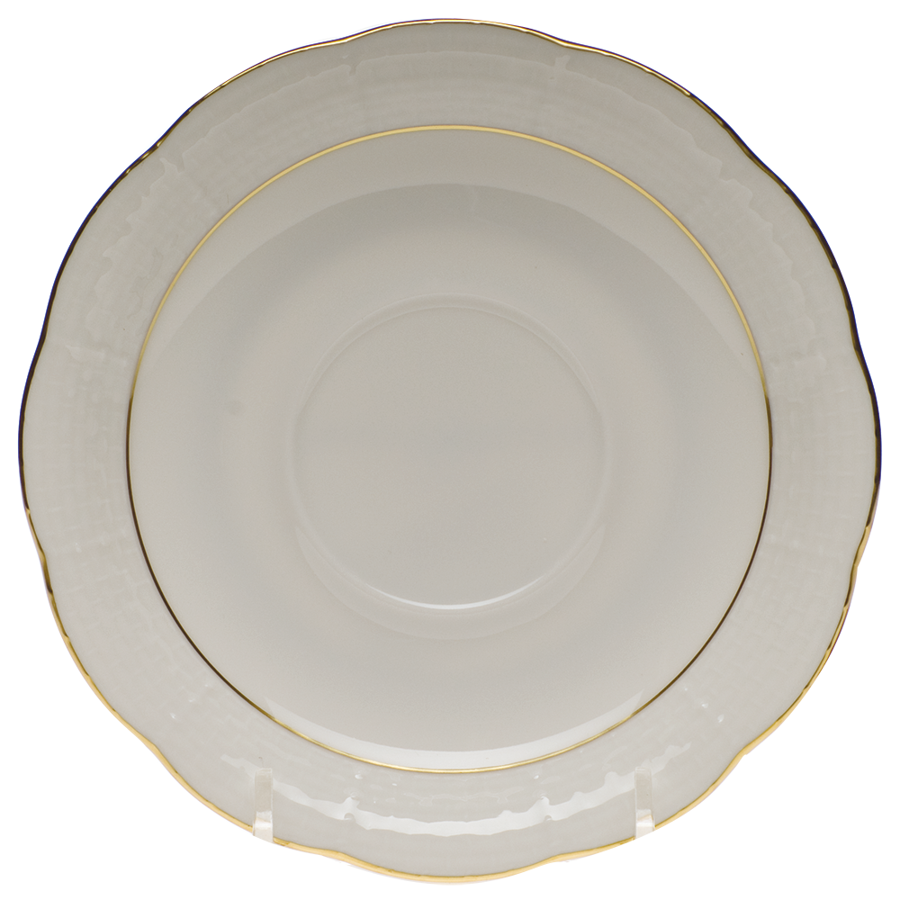 Golden Edge Tea Saucer 6"d