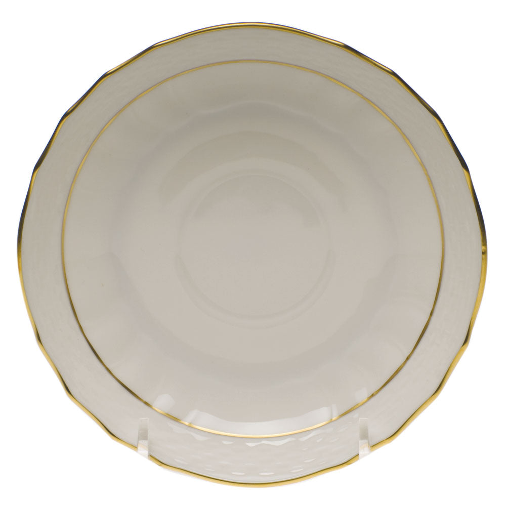 Herend Golden Edge Canton Saucer 5.5"d