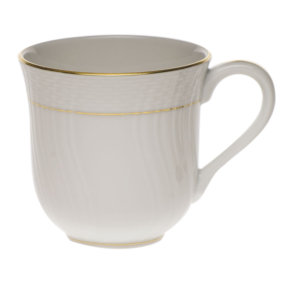 Herend Golden Edge Mug (10 Oz) 3.5"h