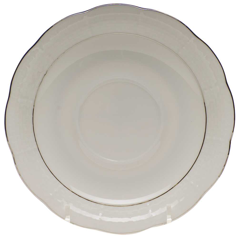 Platinum Edge Tea Saucer 6"d
