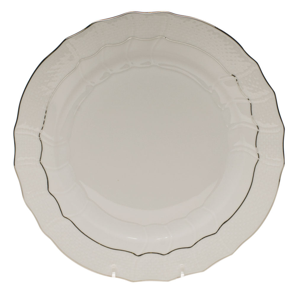 Herend Platinum Edge Dinner Plate 10.5"d