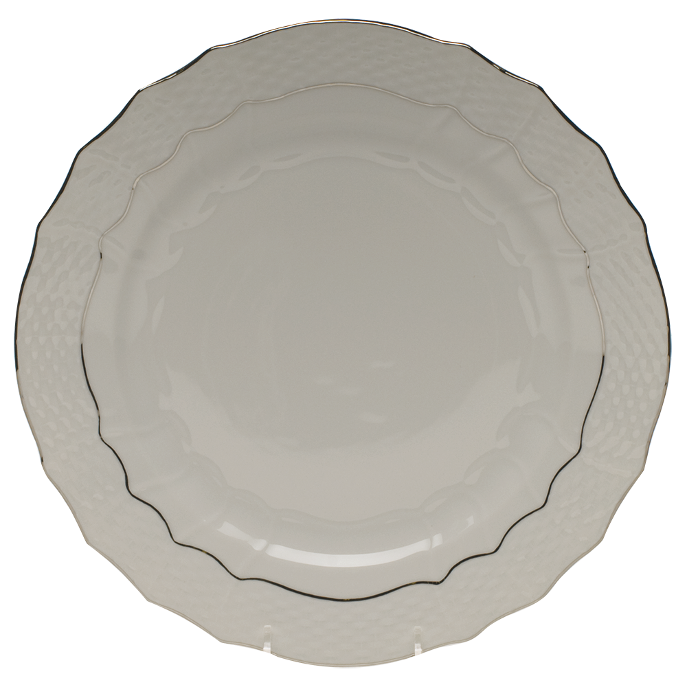Platinum Edge Service Plate 11"d