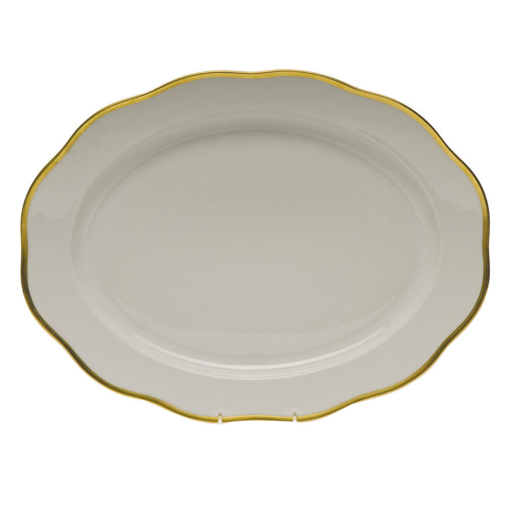 Herend Gwendolyn Oval Platter 17"l X 12.5"w