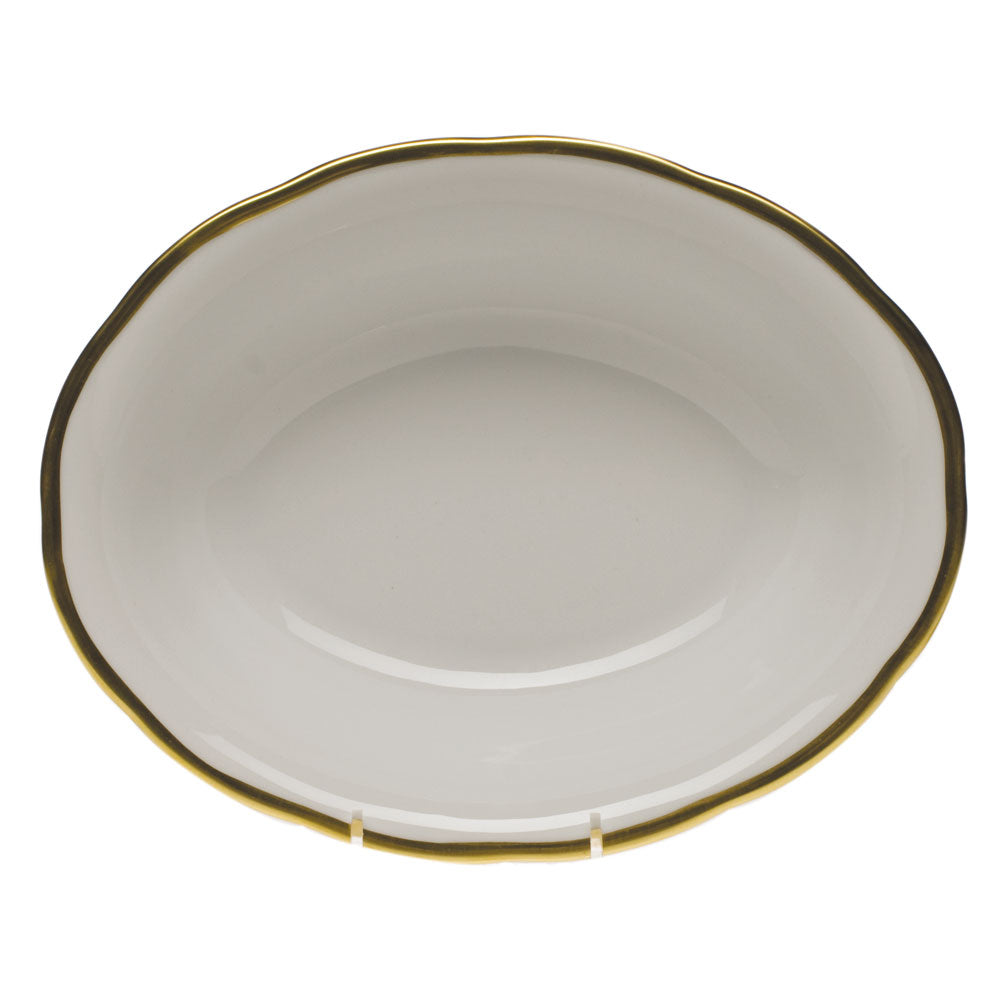 Herend Gwendolyn Oval Veg Dish 10"l X 8"w