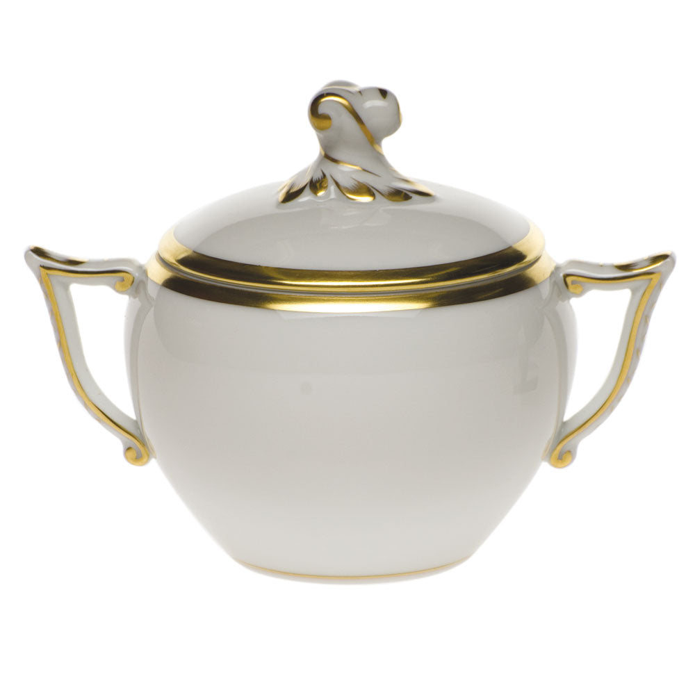 Herend Gwendolyn Cov Sugar W/twist 5"h